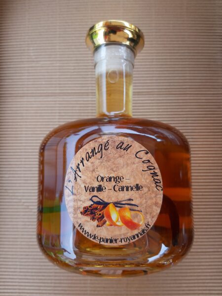 NOUVEAU / Cognac arrangé - Orange, Vanille, Cannelle - 25°